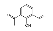 1,3-diacetyl-2-hydroxybenzene Structure