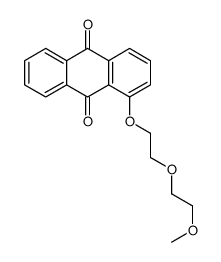 1-[2-(2-methoxyethoxy)ethoxy]anthracene-9,10-dione Structure
