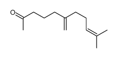 10-methyl-6-methylideneundec-9-en-2-one Structure
