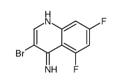 4-Amino-3-bromo-5,7-difluoroquinoline Structure