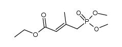 ethyl 4-(dimethoxyphosphinyl)-3-methyl-2-butenoate Structure