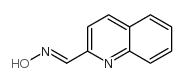 2-Quinolinecarboxaldehyde,oxime Structure