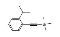 [(2-isopropylphenyl)ethynyl]trimethylsilane Structure