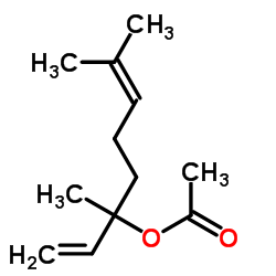 乙酸芳樟酯结构式