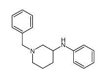 (1-苄基-哌啶-3-基)-苯基-胺结构式