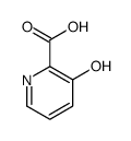 3-hydroxypyridine-2-carboxylic acid Structure