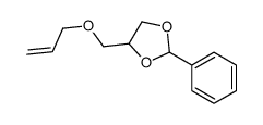 2-phenyl-4-(prop-2-enoxymethyl)-1,3-dioxolane结构式
