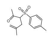 5-methyl-3-tosylhex-5-en-2-one结构式