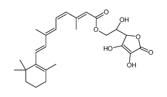 [(2S)-2-[(2R)-3,4-dihydroxy-5-oxo-2H-furan-2-yl]-2-hydroxyethyl] (2E,4E,6E,8E)-3,7-dimethyl-9-(2,6,6-trimethylcyclohexen-1-yl)nona-2,4,6,8-tetraenoate Structure