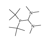 Di-tert-butyl(bis(dimethylamino)methyl)phosphine结构式