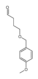 4-[(4-methoxyphenyl)methoxy]butanal Structure