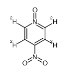 4-Nitropyridine N-oxide-d4 Structure
