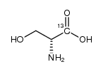 (R)-serine-(13)C Structure