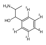 Phenylpropanolamine-d5 Structure