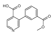 3-(3-methoxycarbonylphenyl)pyridine-4-carboxylic acid Structure
