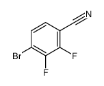 4-bromo-2,3-difluorobenzonitrile Structure