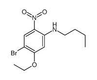 4-溴-N-丁基-5-乙氧基-2-硝基苯胺结构式