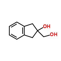 2-(Hydroxymethyl)-2-indanol Structure
