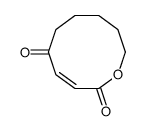 3,4,5,6-tetrahydro-2H-oxecine-7,10-dione结构式