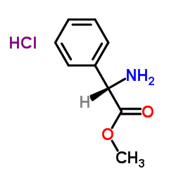 L-Phenylglycine methylester hydrochloride structure