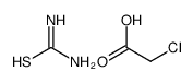 2-chloroacetic acid,thiourea Structure