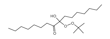 9-Hydroxy-9-terc-butylperoxy-8-hexadecanone结构式