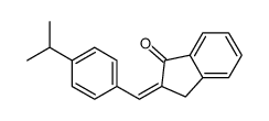 2-[(4-propan-2-ylphenyl)methylidene]-3H-inden-1-one结构式
