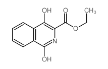 4-羟基-1-氧代-1,2-二氢异喹啉-3-羧酸乙酯结构式