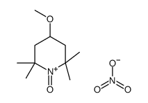 4-methoxy-2,2,6,6-tetramethylpiperidin-1-ium 1-oxide,nitrate Structure