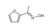 (E)-1-(furan-2-yl)ethanone oxime结构式