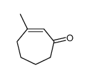 3-methylcyclohept-2-en-1-one Structure