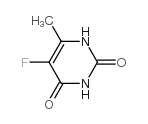 2,4(1H,3H)-Pyrimidinedione,5-fluoro-6-methyl- Structure