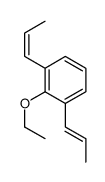 Benzene, 2-ethoxy-1,3-di-1-propenyl- (9CI)结构式
