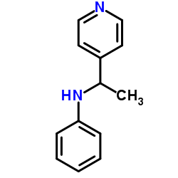 苯基-(1-吡啶-4-基-乙基)-胺结构式