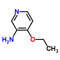 4-乙氧基-3-氨基吡啶结构式