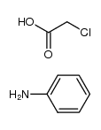 aniline, salt of/the/ chloroacetic acid Structure