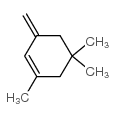 3-methylene-1,5,5-trimethyl cyclohexene Structure