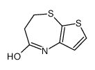 6,7-dihydro-4H-thieno[2,3-b][1,4]thiazepin-5-one Structure