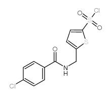 5-(4-氯苯胺甲基)噻吩-2-磺酰氯结构式