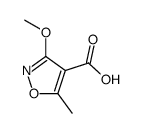 4-Isoxazolecarboxylicacid,3-methoxy-5-methyl-(8CI,9CI) Structure