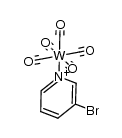3-bromopyridinepentacarbonyltungsten结构式