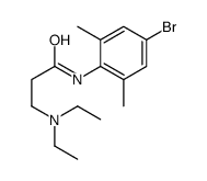 N-(4-bromo-2,6-dimethylphenyl)-3-(diethylamino)propanamide结构式