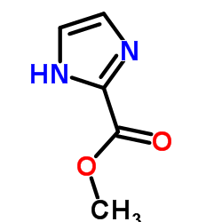 1H-咪唑-2-羧酸甲酯结构式