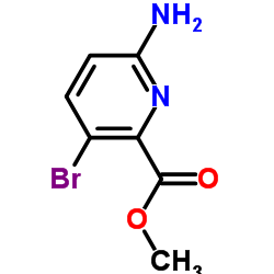 6-氨基-3-溴吡啶甲酸甲酯结构式