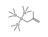 (2-methylallyl)tris(trimethylsilyl)silane Structure