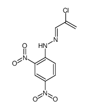 2-Chloropropenal 2,4-dinitrophenylhydrazone Structure