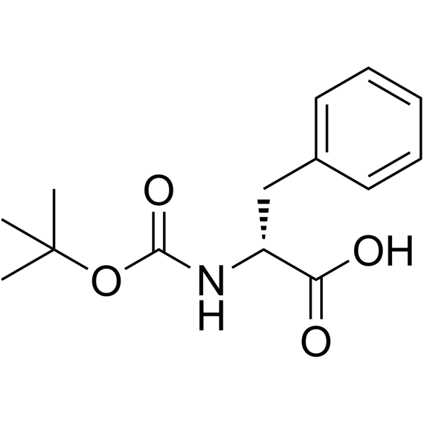 N-BOC-D-苯丙氨酸结构式