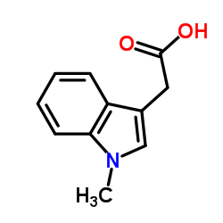 1-Methyl-3-Indoleacetic Acid structure