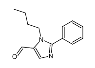 1-(1-Butyl)-2-phenylimidazole-5-carboxaldehyde结构式