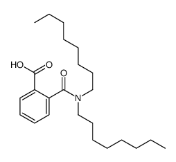 2-(dioctylcarbamoyl)benzoic acid Structure